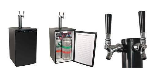 Open Box Dual Tap Kegerator